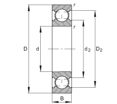 S 6000-C, ă(ni)Y(ji)(gu)C (j) DIN 625-1 ˜ʵҪߴ