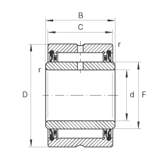 LS NA4910-2RSR, ߴϵ 49ɂȴܷ