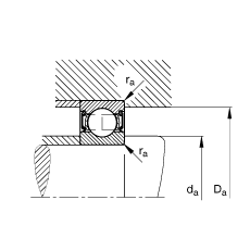S 6007-2RSR, (j) DIN 625-1 ˜ʵҪߴ, ɂ(c)ܷ