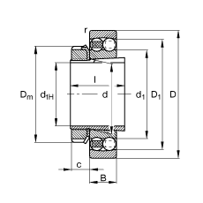 {(dio)S 2306-K-TVH-C3 + H2306, (j) DIN 630  DIN 5415 ˜ʵҪߴ, F׺;o