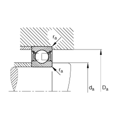 S 6001-2Z, (j) DIN 625-1 ˜ʵҪߴ, ɂ(c)g϶ܷ