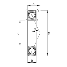 SS B71919-E-2RSD-T-P4S, {(dio)(ji)Ɍb|  = 25ɂ(c)ܷ⣬ǽ|ƹ