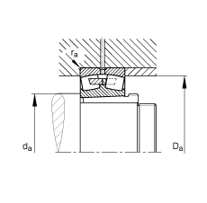 {(dio)ĝLS 22264-K-MB + AH2264G, (j) DIN 635-2 (bio)(zhn)Ҫߴ, F׺ж